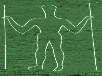 The Long Man of Wilmington at Long Man of Wilmington and Windover Hill