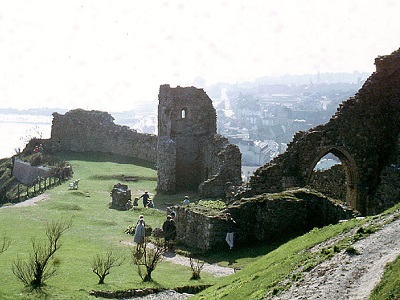 Hastings Castle 1969 at Hastings Castle