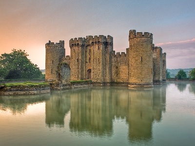 Bodiam Castle at Bodiam Castle