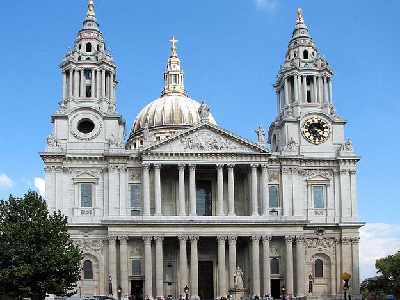 Great West Door at St Paul's Cathedral