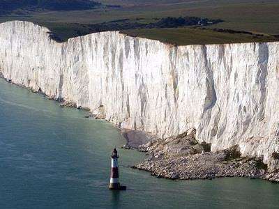 Beachy Head from the air.  at Beachy Head