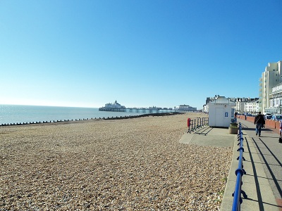 Royal Parade Beach at Eastbourne Beaches