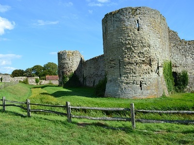Pevensey Castle at Pevensey Castle